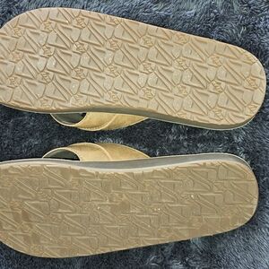 Reef Brown Leather Men's Flip Flops